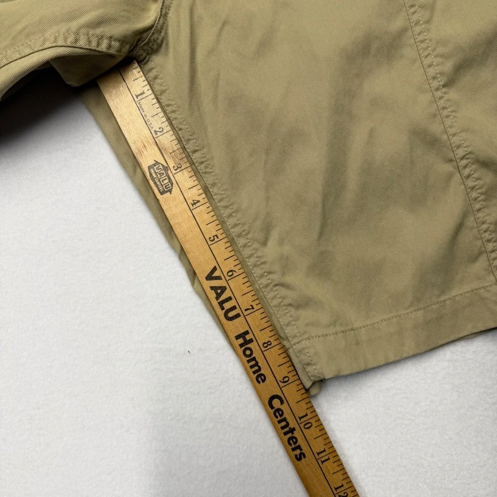 Tommy Bahama Khaki Tan Cotton Blend Cargo Shorts Mens Size 38 Island Vibe